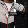 Chaquetas para hombre, abrigos con capucha informales de manga larga con cremallera de retales con logotipo personalizado, abrigo ajustado con estampado Diy 2023