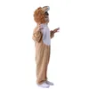 Cosplay Eraspooky Kids Cute Lion Costume Children Cartoon Animal Jumpsuit With Hood Carnival Party Outfit Purim Halloween Fancy Dress 231017