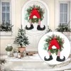 Hot Sale Christmas Decorations Christmas Wreath Clown Door Hanging Holiday Atmosphere Rendering Party Rave Venue Arrangement Thief Wreath Wall Hanging Christmas