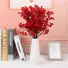 Decorative Flowers 6 Pcs Baby Breath Faux Artificial Gypsophila Bouquet Fake Silk Flower Real Touch For DIY Wedding Home Decoration