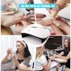 Nail Dryers Drying Lamp SUN 4S UV LED For Curing All Gel Polish Dryer With Auto Sensor Manicure Pedicure Salon Tools 231017