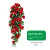 Decoratieve bloemen Kunstbloem Wijnstok Simulatie Decoratie Muuropknoping Rose Home