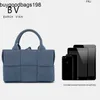 Bottegvenetass 핸드백 Arco Tote Bags Bargh Vian Woven Bag One Shoulder Genuine Leather Womens 핸드백 Checker Shopping Mother