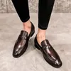 Scarpe eleganti Stivali casual in pelle da uomo Mocassini maschili formali da lavoro di alta qualità Zapatos Hombre Vestir