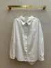 Women's Blouses 2023 Fashion Good Quality Classic Boyfriend Style Lapel Design White Shirt