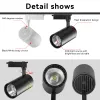 Spot LED Track Light 220V COB Full Set Ceiling Lamp Led Rail Lighting Fixture for Home Decor Clothing Store Ceiling Spot Light