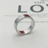 Anelli da 6 mm con fascia da teschio in argento sterling 925 di moda di lusso per uomini e donne amanti Il regalo di gioielli da campionato promette festa non sbiadisce268o