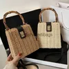 Cross Body Bags Bamboo Woven Bag Women's Straw Woven Bag Retro Bag Beaded Soulder Crossbody Bagstylisheendibags