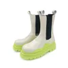 Designer Venetas Boot Botega Botteega Chelsea 2023 New Same Thick Bottom Smoke Pipe Style Mid Martin Women Boots 1DJ3