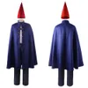 Wirt Anime Cosplay aus Animation über die Gartenwand Halloween Kostüm Mantle Cape Outfit für erwachsene Kinder