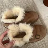 Stivali firmati Donna Dune Mini Buckle Boot Stivaletti alla caviglia Scarponi da neve invernali Pelliccia Calde scarpe in pelle scamosciata