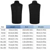 Gilets pour hommes Gilet chaud thermique 9 zones de chauffage USB gilet de chauffage électrique intelligent avec poche à fermeture éclair hommes femmes vêtements de sport manteau chauffant pour le Camping 231017