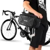 Bolsas de alforjas Bolsa de bicicleta Scooter eléctrico Frente 4L Gran capacidad Manillar de bicicleta impermeable con pantalla táctil para accesorios de ciclismo 231017