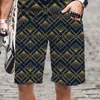 Shorts masculinos Quick Seco Prego Japonês Oversized 3D Impresso Verão Homens / Mulheres Engraçado Streetwear Cintura Elástica Harajuku Solto Homem