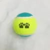 Jouets pour chiens balles de Tennis courir chercher lancer jouer fournitures pour animaux de compagnie jouet à mâcher pour chien jouets pour animaux de compagnie empreinte de chien jouet de balle drôle SN4486