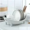 Dish Racks Dish Rack Drain S Dry Dishes Tableware Storage Organizer Shelf Cutlery Bowl 50 220328 Home Garden Housekeeping Or Dhgarden Dh1Y8