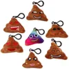 30 pz / lotto Emoticon Portachiavi Morbido Peluche Cacca Faccia Portachiavi Emoticon Portachiavi Borsa Ciondolo Fascino Portachiavi Gioielli con 298 w