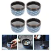 Wine Glasses 4 Pcs Glass Cups For Drinks Rice Japanese Ceramic Tea Whisky Traditional Glazed Teacups Coffee Ceramics Saki Beverage