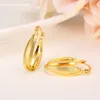 Boucles d'oreilles tendance pour femmes, bijoux en or massif jaune 24K, GF, arabe, moyen-orient, afrique, indien, brésilien, dubaï, 2279