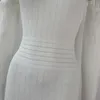 Nowe projektantki luksusowe kobiety Milan Sukienki startowe z długim rękawem o szyja Lion guzika kobieta seksowna szczupła midi długie osłona bodycon club sukienka noszenia vestidos hp02