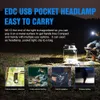 Outdoor Gadgets TrustFire MC12 EDC Powerful LED Flashlight 1000Lumens Magnetic Rechargeable Head Lamp XP-L HI Camping Torch Flash Light 231018