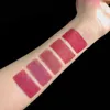 Ensemble de rouge à lèvres mat 5 couleurs, 5 sections, aspect velours mat, couleur antiadhésive