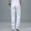 Herren Hoodies Sweatshirts Mode Streetwear Soft White Denim Hosen Männer Baggy Jeans Slim Fit Hosen Klassisch Business Arbeit Lässig und einfach Homme 231018