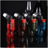 Lighters New Arrival Mini Butane Jet Torch Cigarette Windproof Lighter Random Color Plastic Fire Ignition Burner Cooking Lighter795075 Otirc