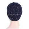 Beanie/Totenkopfkappen Beanie/Skl Caps Sommermützen für Frauen Baumwolle Stretch Turban Hut dünne Spitze atmungsaktive Kappe Cross Bonnet Chemo L0406 Dhwy9