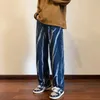 Moletom Com Capuz Masculino Hip Hop Tie Dye Jeans Homens Moda Retro Baggy Perna Larga Mens Streetwear Solto Reto Vintage Jeans Denim Calças 231018