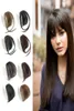 100 ludzkich włosów grzywki ręcznie wiązane włosy klips do włosów w grzywkach z świątynią dla kobiet9754199