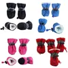 Odzież dla psów 4PCS Antiskid Puppy Buty Ochrona zwierząt domowych miękkie zimowe wodoodporne przedwalkery zaopatruje psy