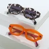 Zonnebril Imwete Polygon Cat Eye Vrouwen Unieke Klinknagels Ontwerp Eyewear Shades UV400 Mode Gradiënt Mannen Retro Zonnebril