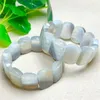 Bangle Natural Pers Agate Bransoleta Ręka Pluton Crystal Healing Stone Fashion Modna Kamień Biżuteria Prezent 1PCS 17x25 mm