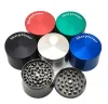 RandM Tornado 9000 Flat Concave SharpStone Grinders Smoking Herbal Spice Crusher 40 50 55 63mm Metal Grinder 4 camadas com raspador 12 LL