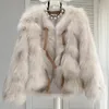 Womens Fur Faux Faux Faux Winter Casual Coat Women Long Longe Om