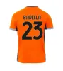 23 24 Maillots de football Lukaku Barella Correa Inters Milan Giroud Ibrahimovic Lautaro Milans Theo Brahim Maillot de football 2023 2024 Fans de joueurs Hommes Kits Kits Ensembles