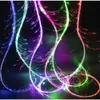 Juguete Rave Led para fiesta, látigo de fibra óptica LED giratorio de 360 °, luz muy brillante, EDM, flujo de píxeles, encaje, baile, fiesta, discoteca, látigos