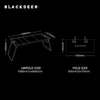 캠프 가구 블랙 디어 캠핑 접이식 알루미늄 합금 IGT 테이블 다기능 휴대용 바베큐 그릴 나무 테이블 야외 피크닉 낚시 231018