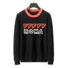 Maglione di design girocollo Maglioni da uomo Felpa a maniche lunghe Donna Senior Classico Tempo libero Multicolor Autunno Inverno Mantieni caldo Comodo pullover di moda