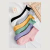 Chaussettes tendance pour femmes, couleur bonbon, mode japonaise, à volants, Kawaii, unies, respirantes, fraîches, pour filles