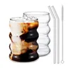 Tasses en verre monocouche avec paille, pour boire du café, verres à whisky, lait et eau, 231018