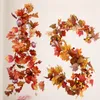 Decoratieve bloemen Halloween Pompoen Wijnstok Plastic Simulatie Herfst Woondecoratie Hanger