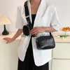 Cross Body Bags Retro Sequin Soulder Bag Women's Fasion Simple Messenger Tote Bag Square Bag Luxury Designer andbagstylisheendibags