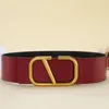 Designer Fashion Dames Luxe Riem Koperen gesp 7,0 cm super riem