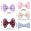 Accessoires pour cheveux Accessoires pour cheveux 2 pièces/ensemble épingles à cheveux en gaze à paillettes pour filles arc paillettes Colorf Bowknot Hairgrips bébé en gros bébé, K Dhtai