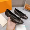 2023-Real Leather Patchwork Women High quality bow tie Flat Loafers Shoes New Ballet Flats Dress Shoes For Women Autumn Designer Brand