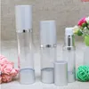 Wholesale 100pcs Transparent Silver Portable Empty Lotion airless Pump 30ml Travel Bottle for Liquid Shampoo Cream Bottlesgoods Rckch