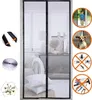 Rideaux transparents Moustiquaire de grande taille pour porte Moustiquaire magnétique porte Fermeture automatique Maille anti-insectes mouches sur la porte 231018