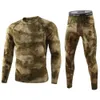 Mens Winter Polartec Warm Underwear Set Military Army Cycle For Quick Dry Heat Thermal Long Johns 837